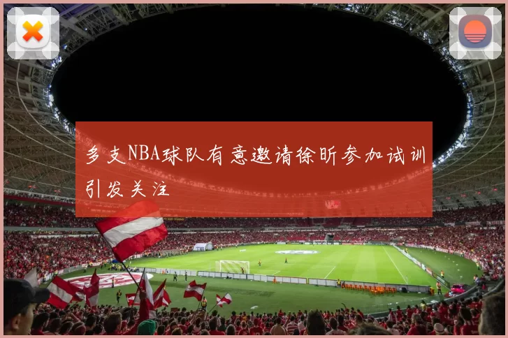 多支NBA球队有意邀请徐昕参加试训引发关注